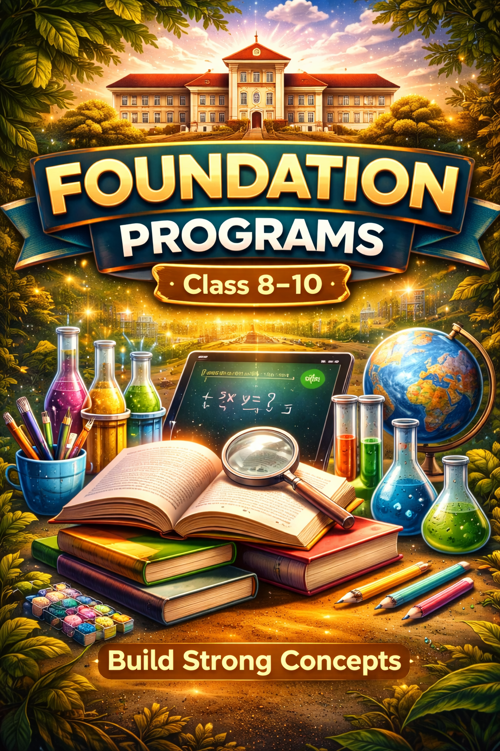 Foundation + Board Support (Class 8–10)
